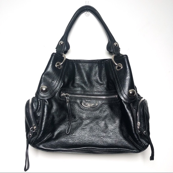 Nine West Handbags - Nine West Black Leather Hobo Shoulder Handbag